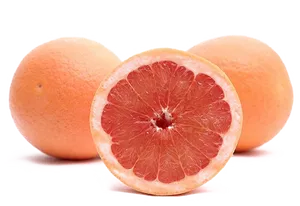 Fresh Grapefruit Halvesand Whole PNG Image