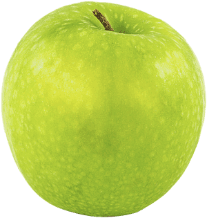 Fresh Green Apple Isolated PNG image with transparent background