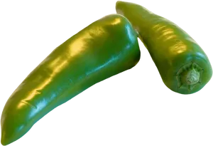 Fresh Green Jalapeno Peppers PNG Image