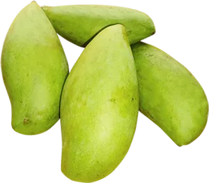 Fresh Green Mangoes Pile PNG Image