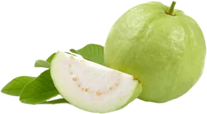 Fresh Guavaand Slice.png PNG Image