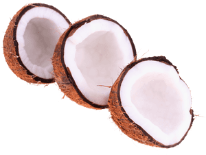 Coconut Milk Meat Food - Coconut, HD Png Download PNG with transparent background