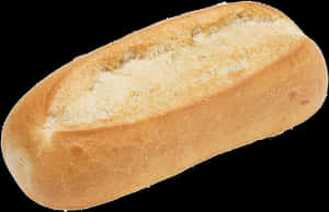 Fresh Loafof Breadon Black Background PNG with transparent background
