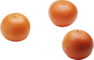 Fresh Mandarin Oranges Isolated PNG Image