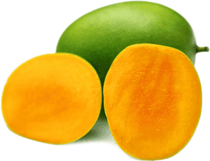 Fresh Mangoand Slices.png PNG image with transparent background