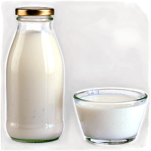 Fresh Milk Bottle PNG qwm PNG