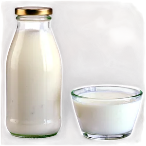 Fresh Milk Bottle Png Qwm PNG Image