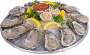 Oysters On The Half Shell Png, Transparent Png PNG with transparent background