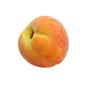 Fresh Peach Isolated Background PNG with transparent background