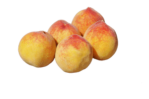 Fresh Peaches Group Transparent Background PNG image with transparent background