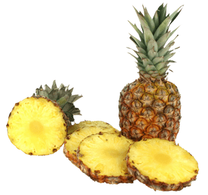 Fresh Pineappleand Slices.png PNG image with transparent background