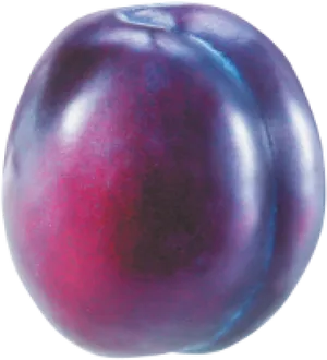 Fresh Plum Fruit Isolated PNG Image