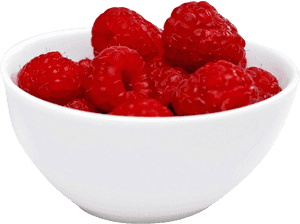 Food,berry,fruit,natural Foods,frutti Di Fruit,west - Raspberry In A Bowl, HD Png Download PNG image with transparent background