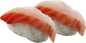 Fresh Salmon Nigiri Sushi.png PNG Image