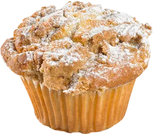 Fresh Sugar Dusted Muffin.png PNG Image