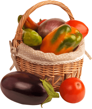 Vegetable Basket Png Image - High Resolution Vegetable Hd, Transparent Png PNG image with transparent background