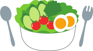 Salad With Fresh Tomatoes, Cucumber And Eggs Clip Arts - Green Salad Clipart Png, Transparent Png PNG image with transparent background