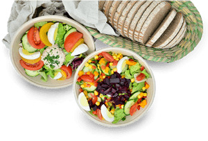 Salad, Bread, Food, Eat, Fresh, Health, Nutrition, - Salad Bread Hd Png, Transparent Png PNG image with transparent background