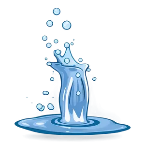 Fresh Water Splash Cartoon Png Cbe5 PNG Image