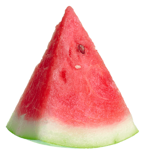 Fresh Watermelon Slice Transparent Background PNG