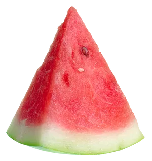 Fresh Watermelon Slice Transparent Background PNG Image