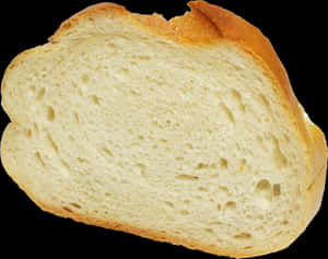 Fresh White Bread Slice PNG image with transparent background