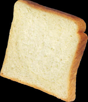 Fresh White Bread Slice PNG with transparent background