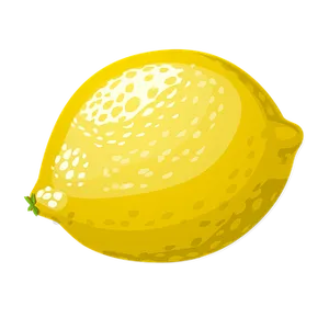 Fresh Yellow Lemon Illustration PNG Image