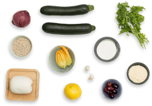Mozzarella & Barley-stuffed Zucchini With Crispy Squash - Eggplant, HD Png Download PNG with transparent background