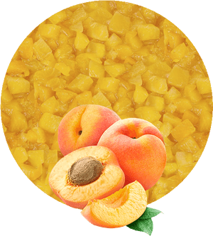 Peach With Apricot Png, Transparent Png PNG with transparent background