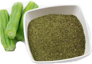 Freshand Dried Okra PNG Image