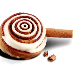 Freshly Baked Cinnamon Roll Png 06122024 PNG Image