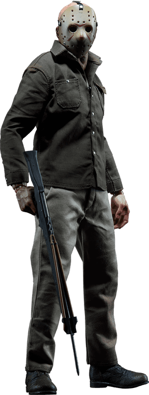 Friday The 13th Sixth Scale Figure Jason Voorhees - Jason Voorhees Png, Transparent Png PNG image with transparent background