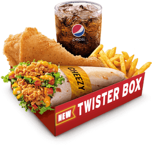 Kfc Twister Box - Kfc Menu Twister Box, HD Png Download PNG with transparent background