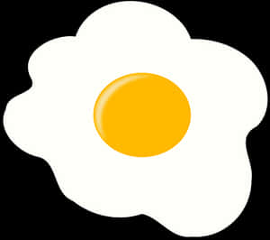 Fried Egg Graphic PNG with transparent background
