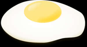 Fried Egg Vector Illustration PNG with transparent background