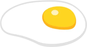 Fried Egg Vector Illustration PNG Image