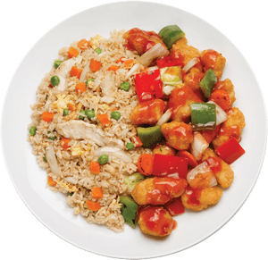 Combo Plate Cfr Ssc 800 - Fried Rice Plate Png, Transparent Png PNG image with transparent background