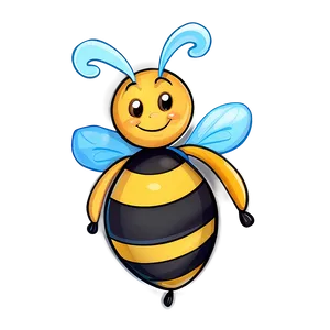 Friendly Bee Clipart Png Thn PNG Image