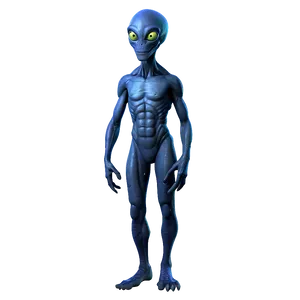 Friendly Cartoon Alien Png Lku PNG Image