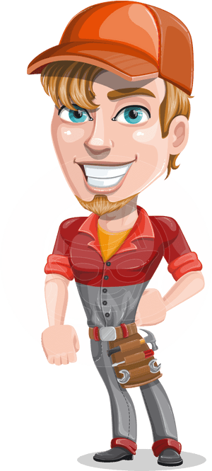 Vector Mechanic Character Png, Transparent Png PNG with transparent background