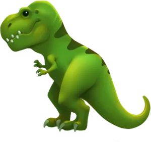 Friendly Cartoon Tyrannosaurus Rex PNG Image