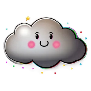 Friendly Cloud Png 13 PNG Image