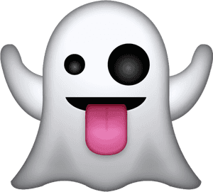 Ghost Emoji Png, Transparent Png PNG with transparent background