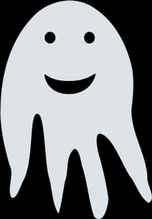 Friendly Ghost Graphic PNG image with transparent background
