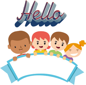 Hello Png Image File - Children Banner Clipart, Transparent Png PNG image with transparent background