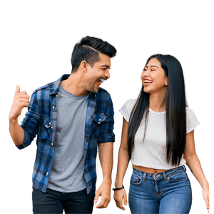 Friends Laughing Together PNG 05212024 PNG image with transparent background