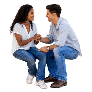Friends Sitting in Circle PNG 05252024 PNG image with transparent background
