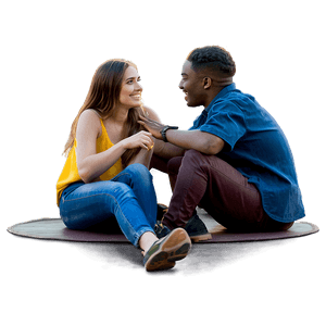 Friends Sitting in Circle PNG ltm PNG image with transparent background
