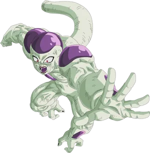 Frieza Intimidating Pose PNG Image